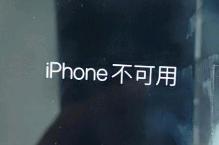 仙桃苹果服务网点分享锁屏界面显示“iPhone 不可用”如何解决 