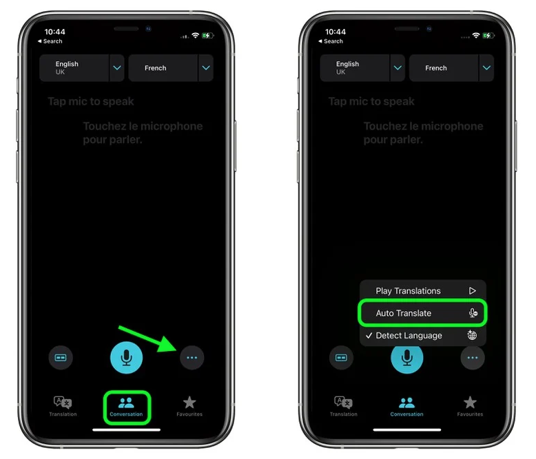 仙桃苹果手机维修分享iOS 15 “翻译” App 新改进 